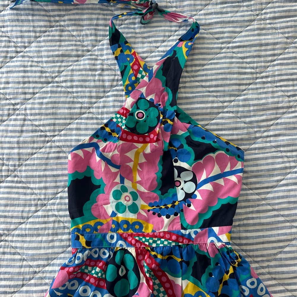 Colorful J.Crew Halter Neck Top